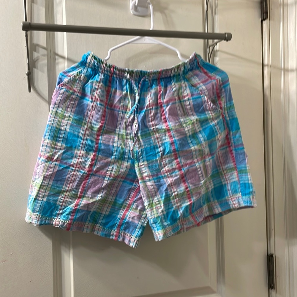Plaid shorts